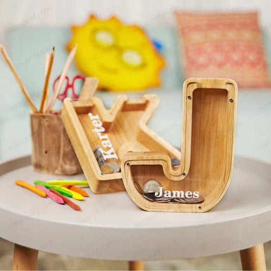 Personalised Alphabet Money Box