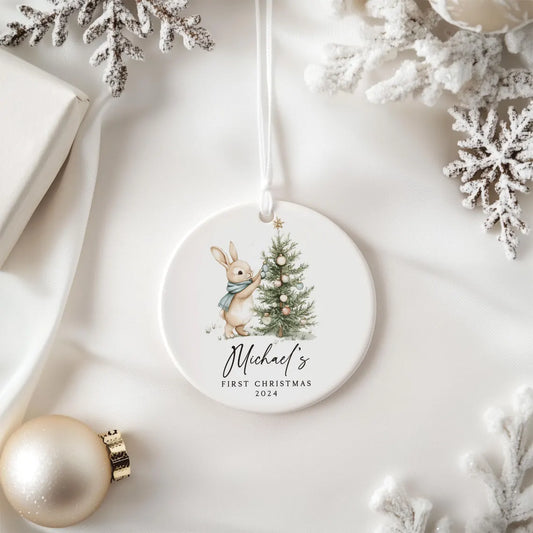 Personalised Baby Christmas Ornament | Baby's First Christmas Decoration