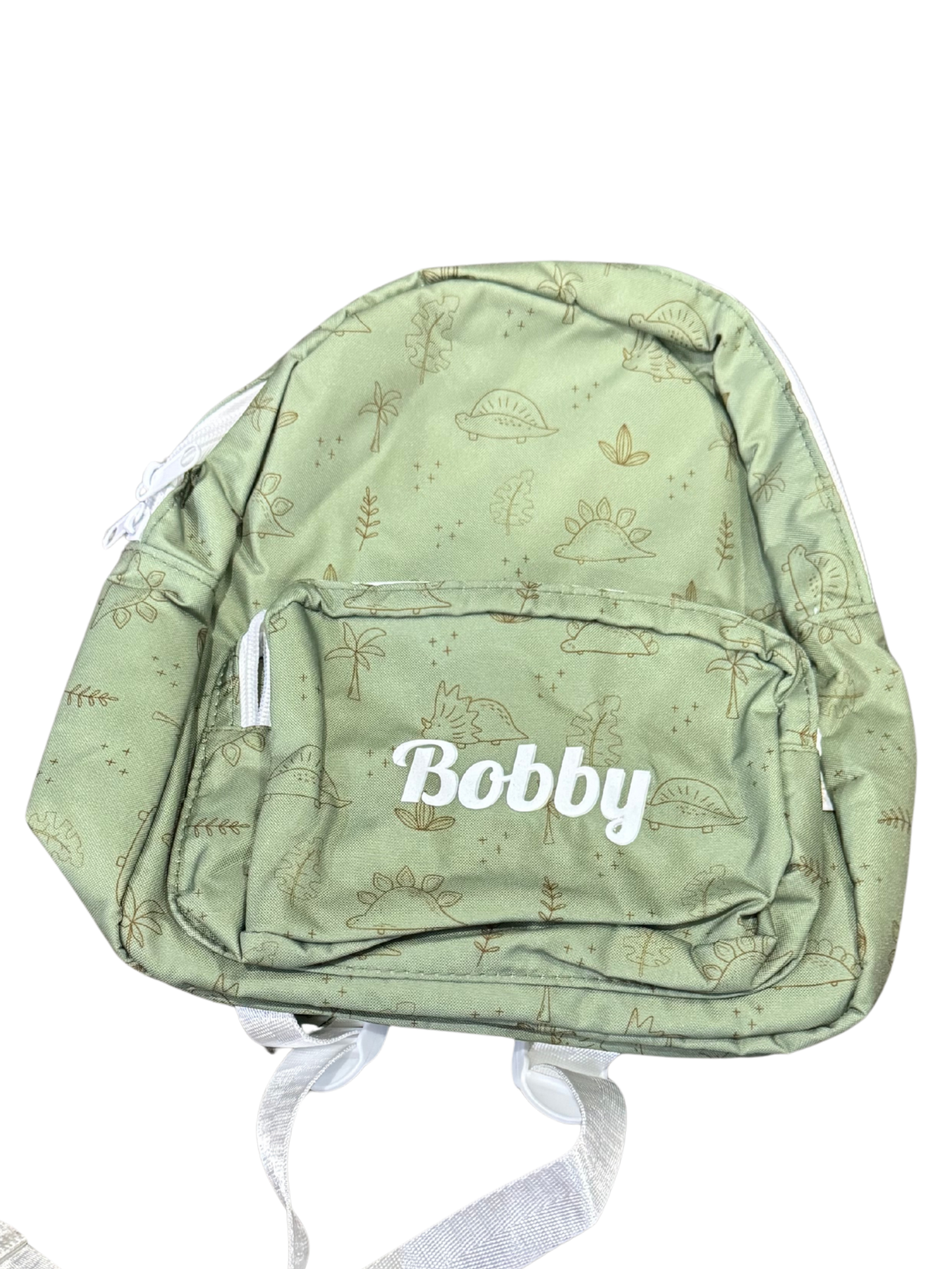 Small Dino Backpack name Bobby
