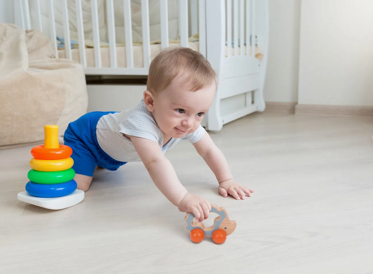 Wooden Montessori Educational Toy Box for Baby 7-12 Months