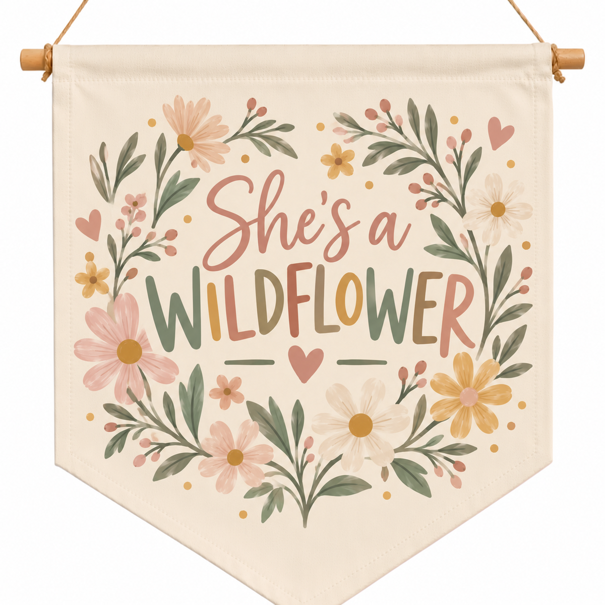 she's a wildflower flag
