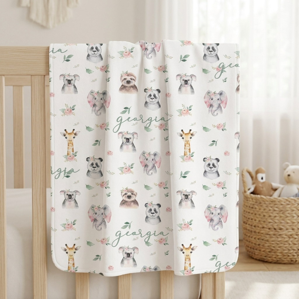 Blanket - Floral Animal