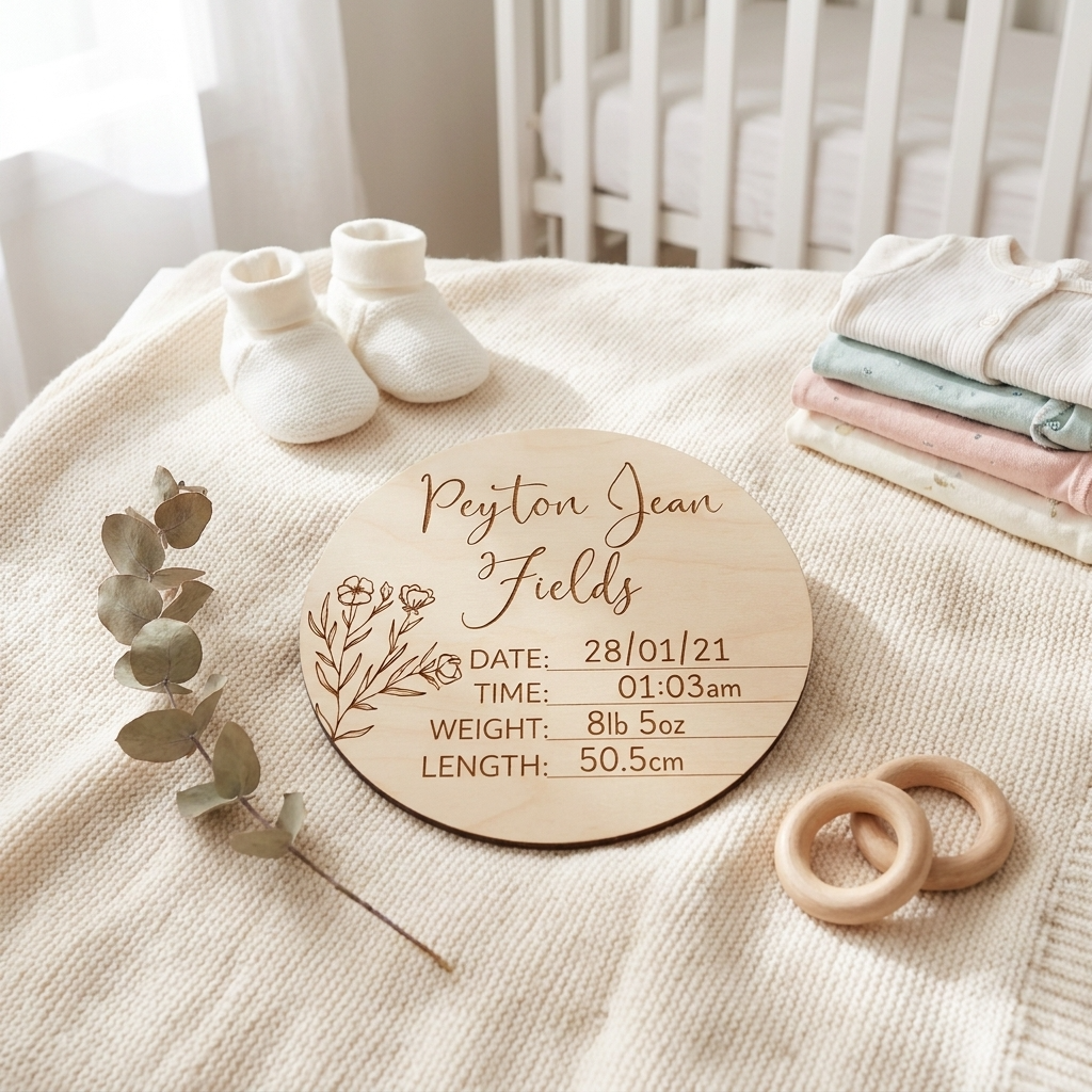 Poppy Birth Announcement