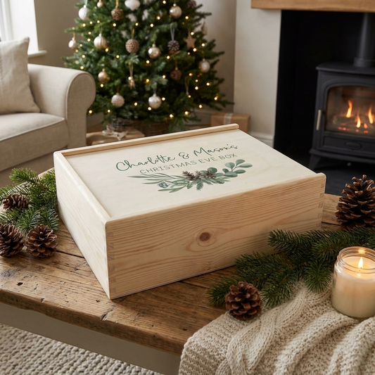 Christmas Box - Green Wreath