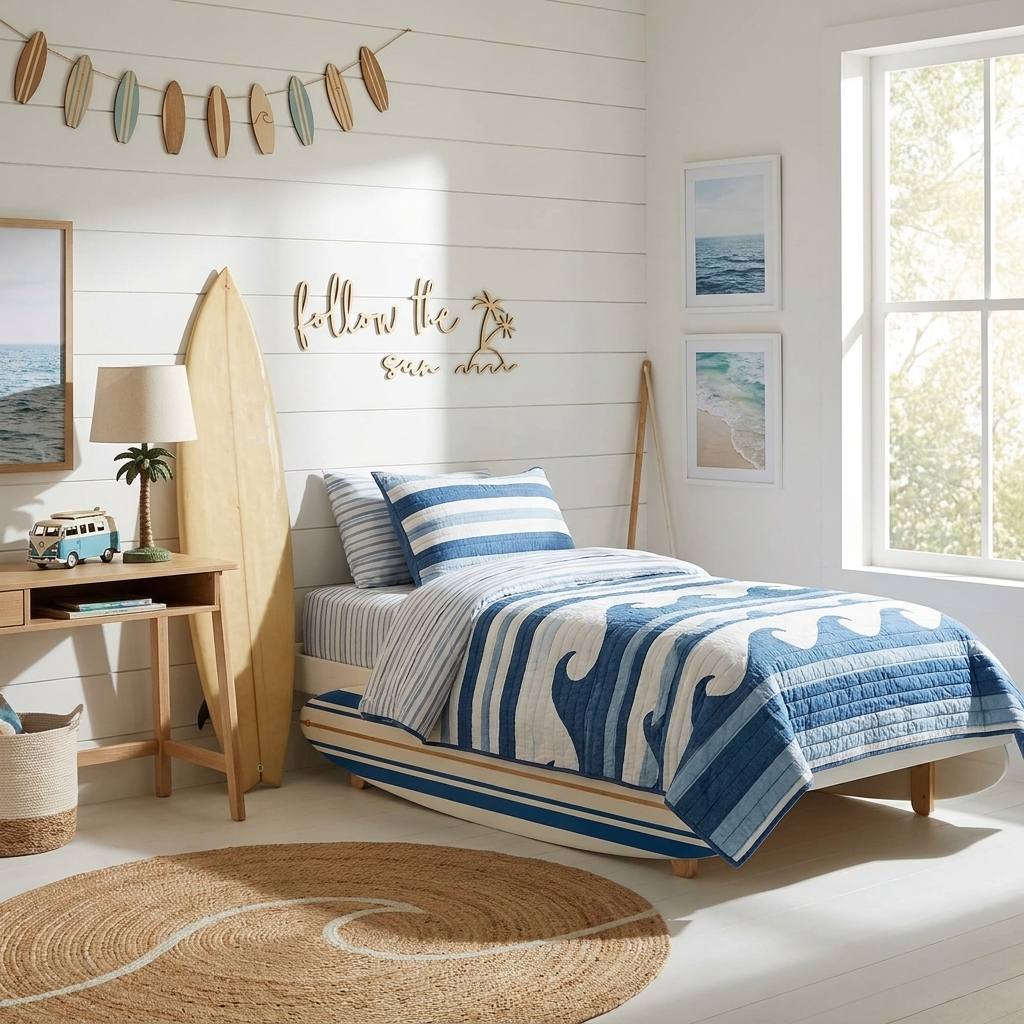 Follow the Sun + Palm Tree Decal wall plaque