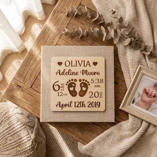Personalised Baby Photo Album