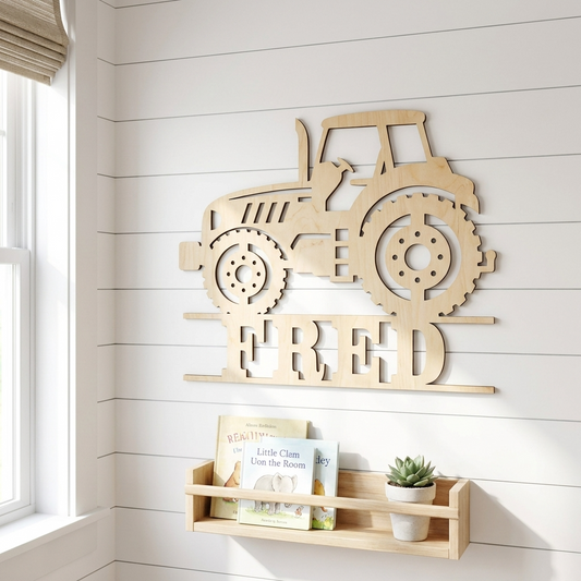 Tractor Name Sign