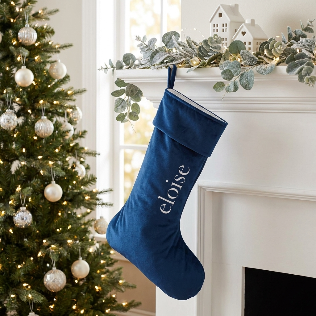 Signature Monogram Stocking - Multiple Colours