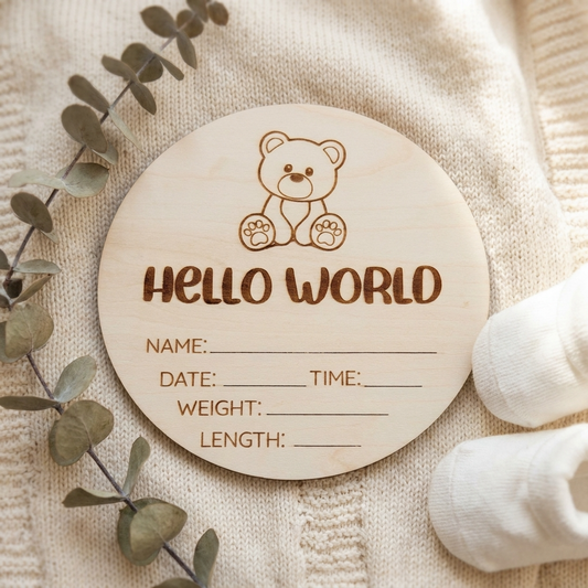 hello world teddy bear