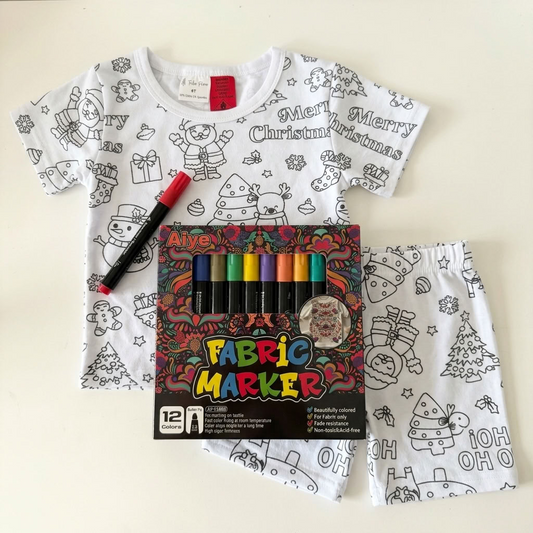 Christmas Drawing Pajamas