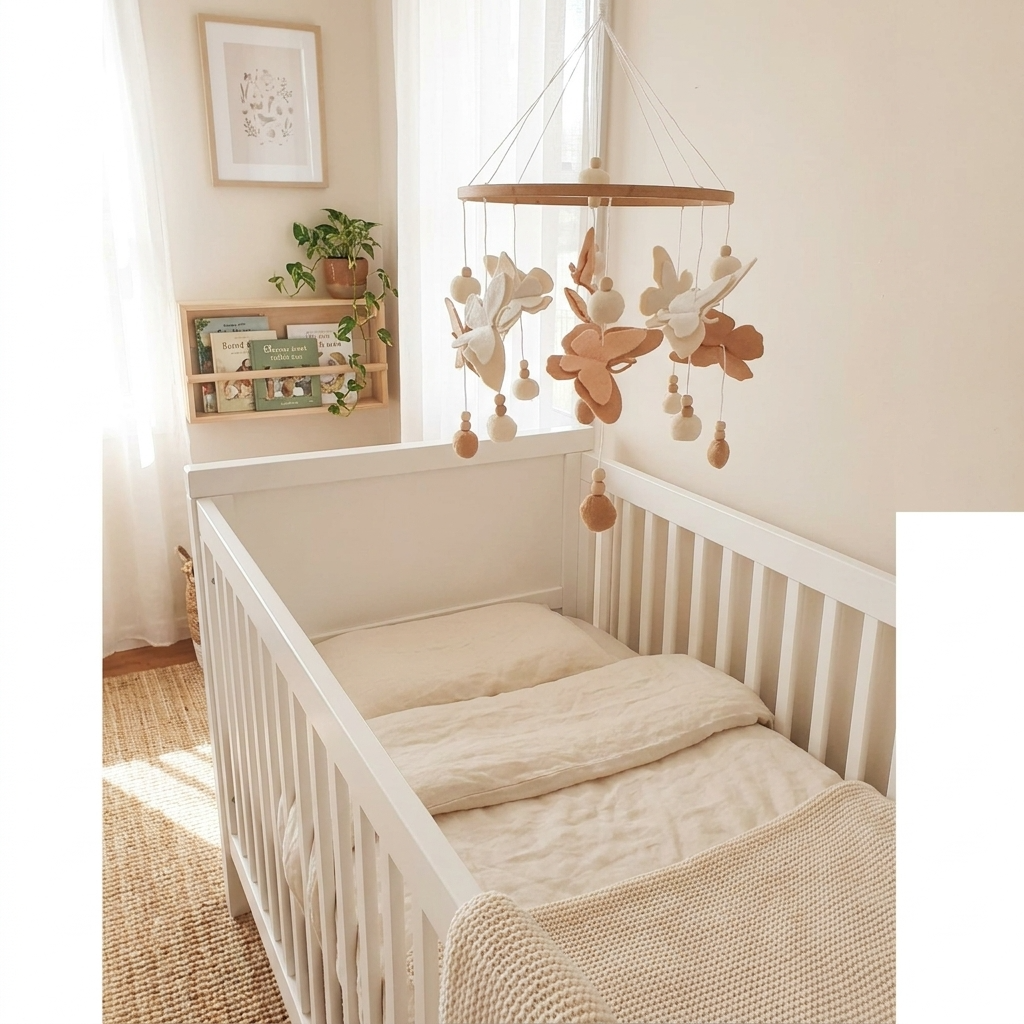 Butterfly Nursery Mobile - PRE ORDER SHIP MID NOV 2026