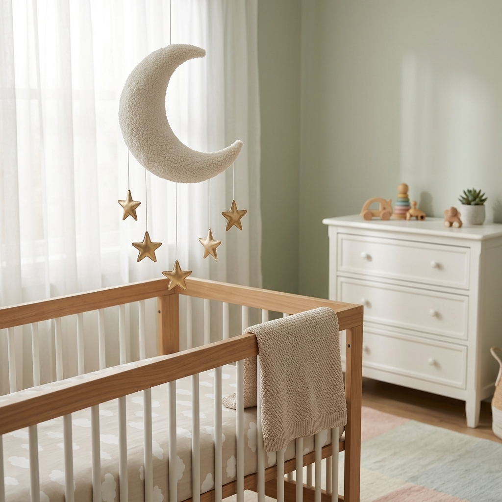 Moon & Stars Nursery Mobile