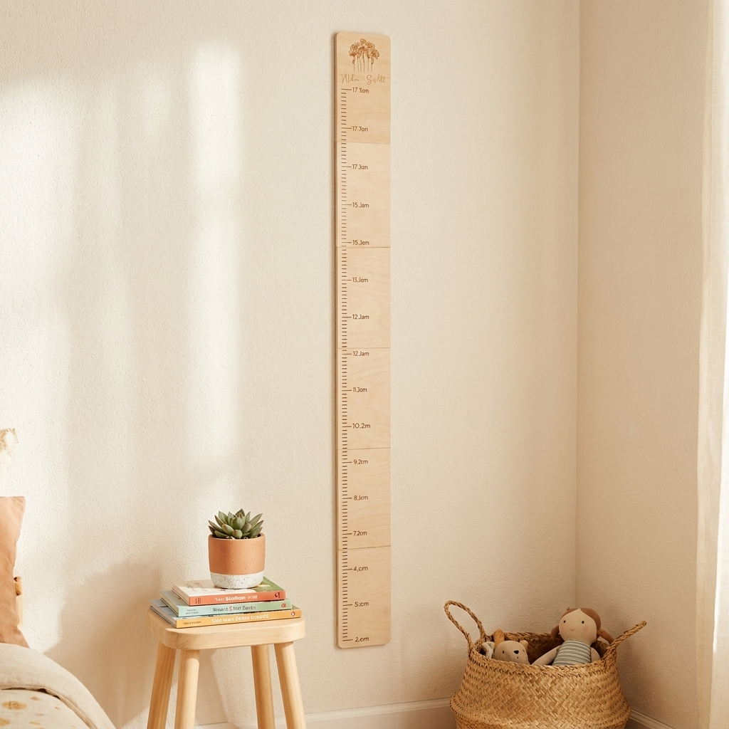 Personalised Growth Chart - Birth Flower