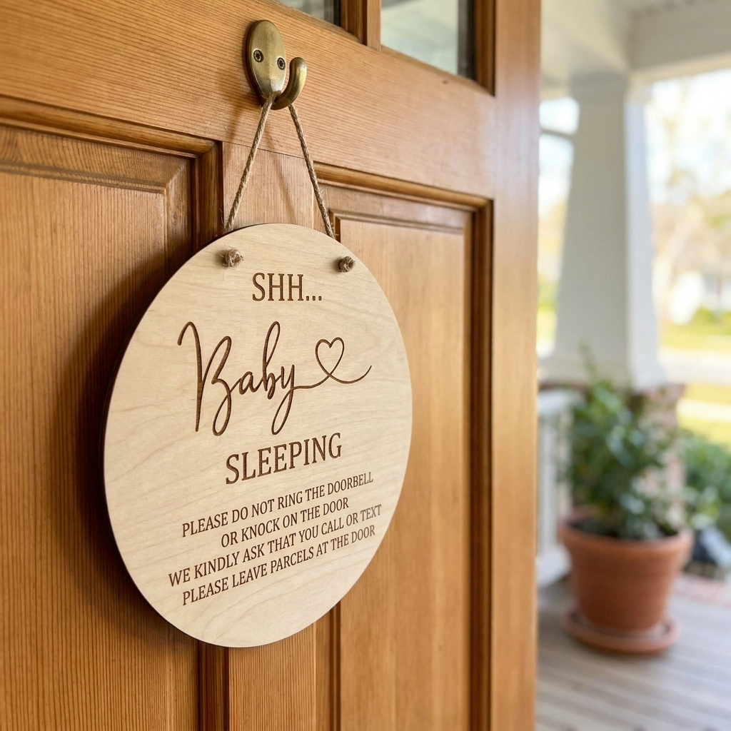 Shh... Baby Sleeping - Please do not knock