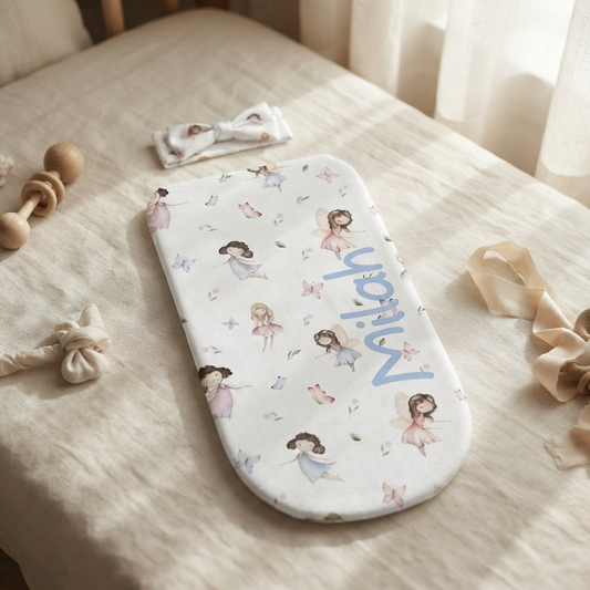 Personalised Baby Swaddle & Headband Set - Fairy