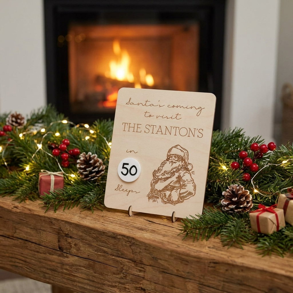 Vintage Santa Countdown