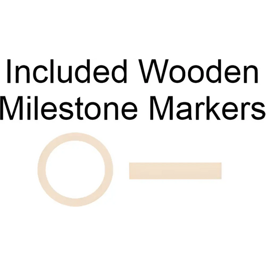 Milestone Blanket - Boho Rainbow - Timber Tinkers