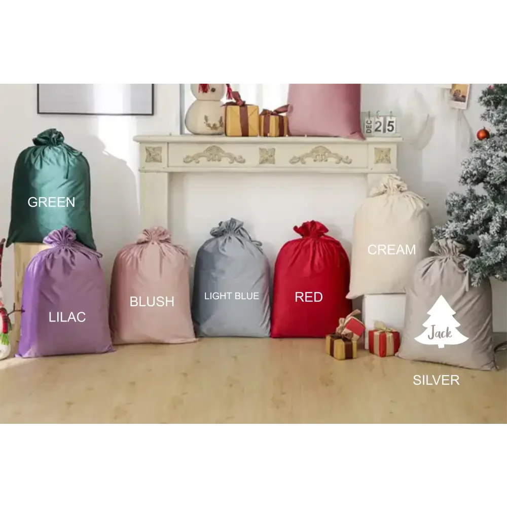 Non Personalised Velvet Santa Sack - Timber Tinkers