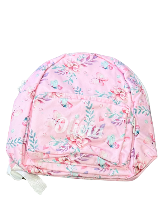 Small Butterfly Backpack name Olivia