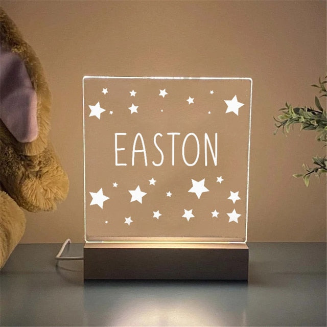 Personalised Night Light - Multiple Designs to choose from