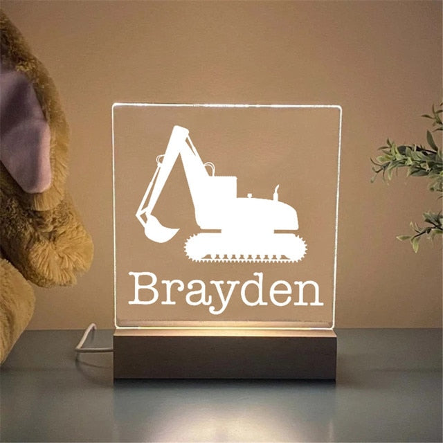 Personalised Night Light - Multiple Designs to choose from