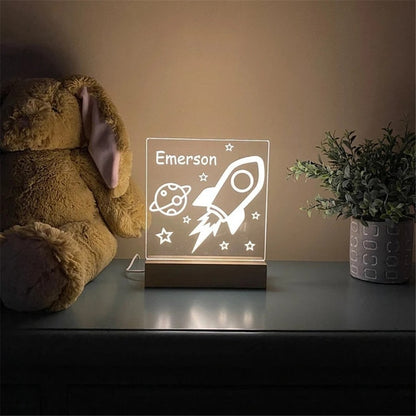Personalised Night Light - Multiple Designs to choose from
