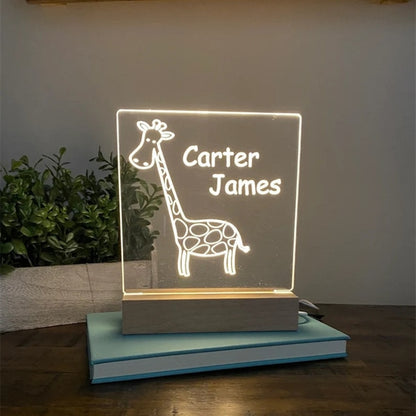 Personalised Night Light - Multiple Designs to choose from