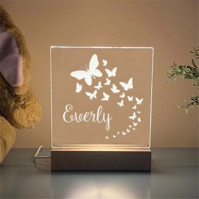 Personalised Night Light - Multiple Designs to choose from
