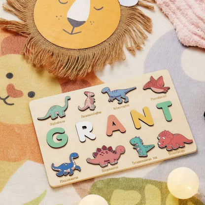 Personalised Wooden Name Puzzle | Kids Custom Name Puzzle