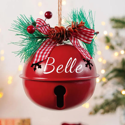 Personalised Christmas Jingle Bell | Custom Christmas Tree Ornament