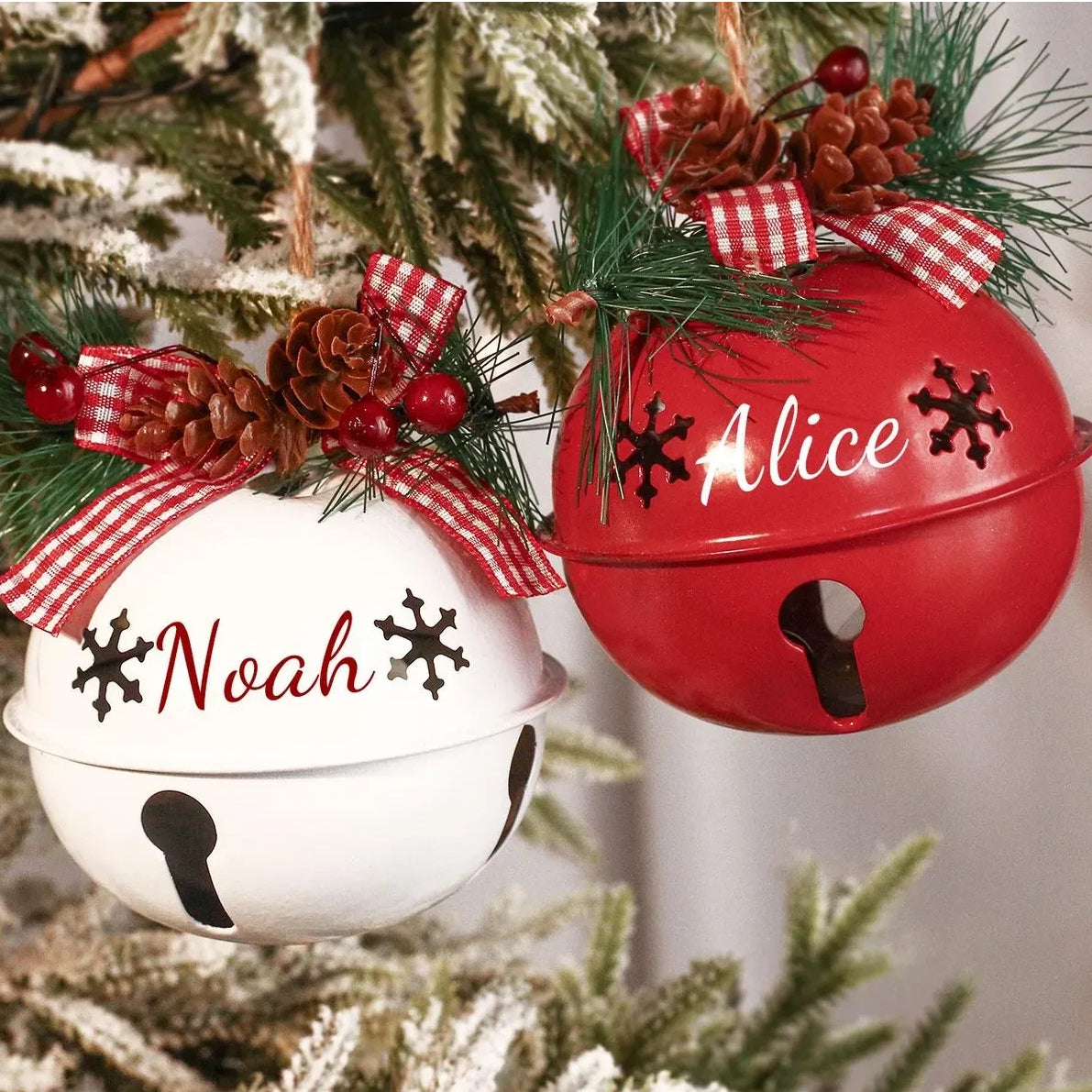 Personalised Christmas Jingle Bell | Custom Christmas Tree Ornament
