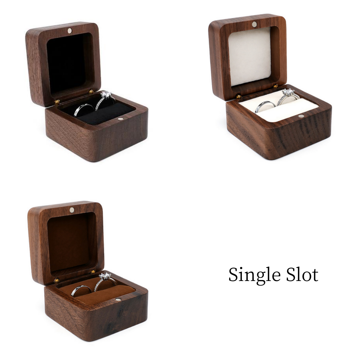 Personalised Wooden Ring Box
