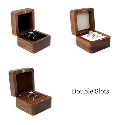 Personalised Wooden Ring Box