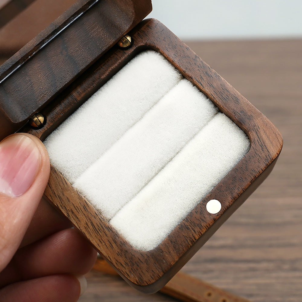 Personalised Wooden Ring Box