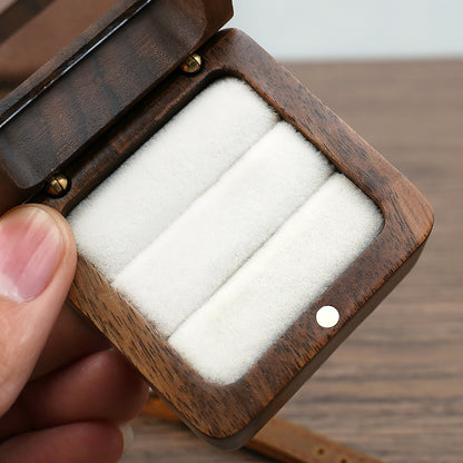 Personalised Wooden Ring Box