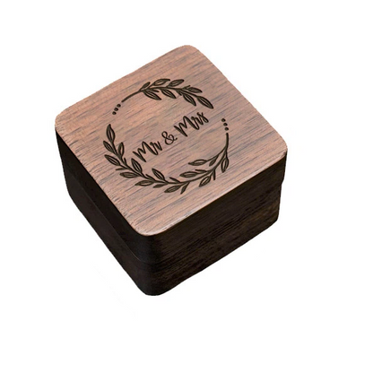Personalised Wooden Ring Box