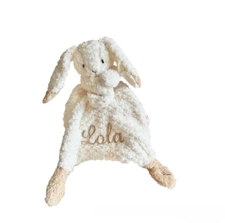 Personalised Embroidered Bunny Comforter