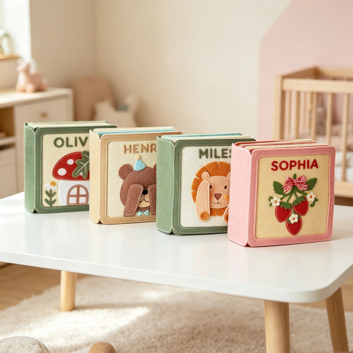Personalised Handmade Felt Book