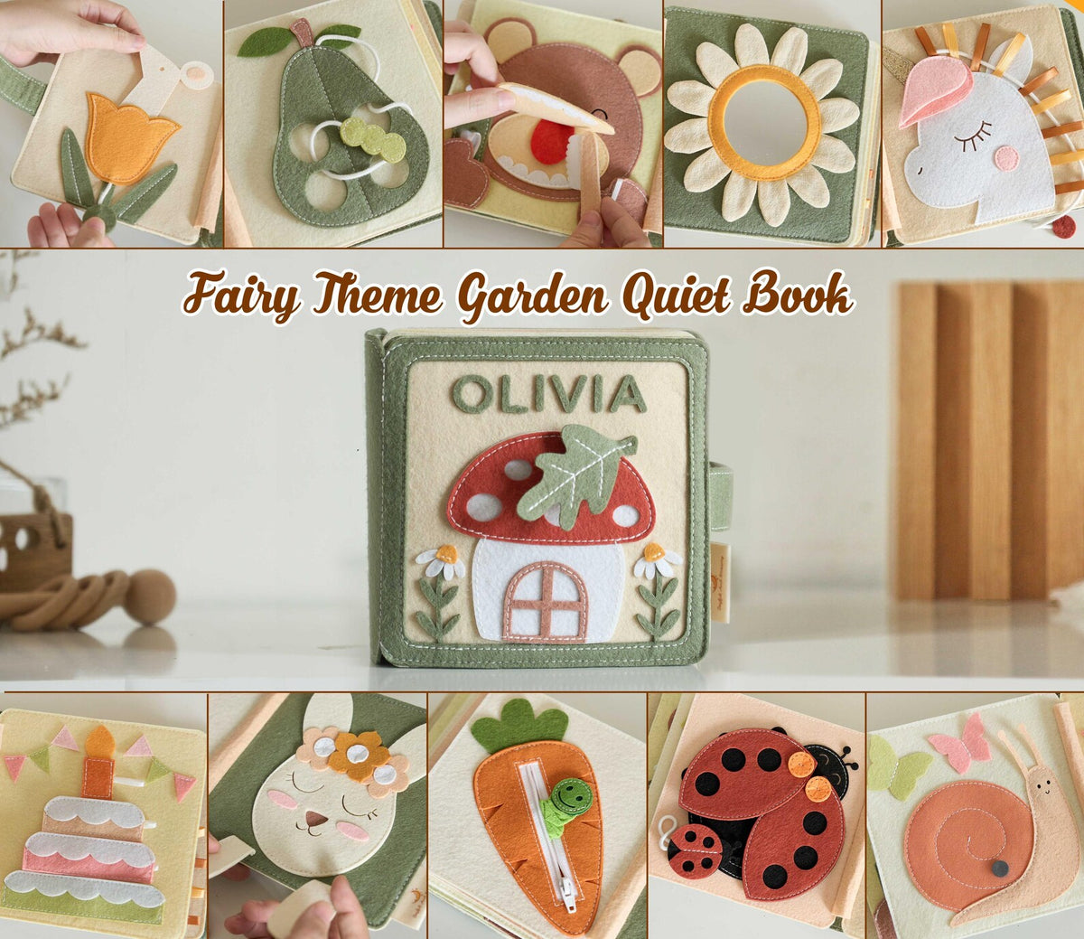 Personalised Handmade Felt Book