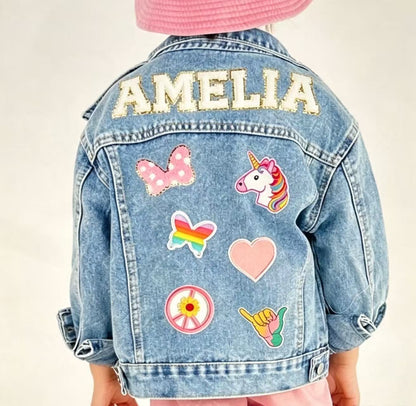 Personalised Kids Denim Jacket
