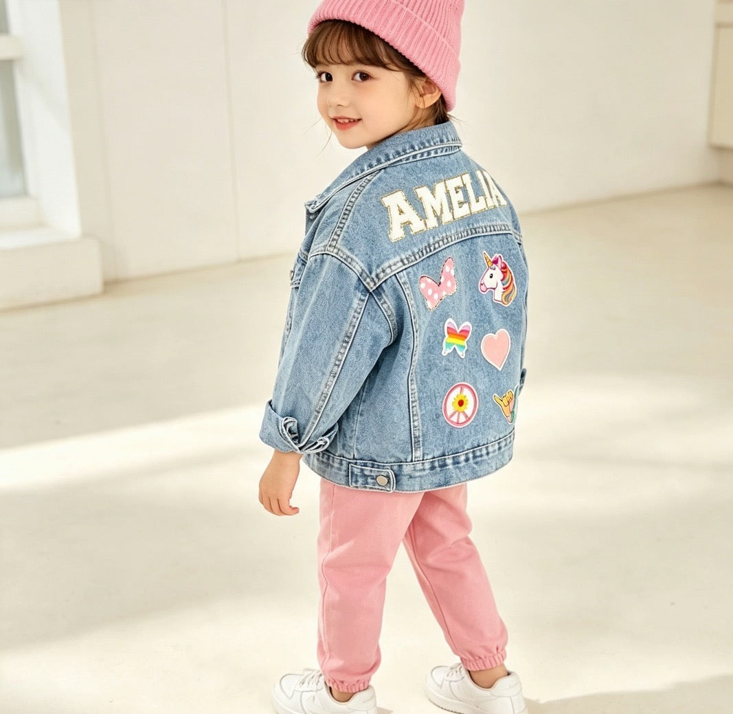 Personalised Kids Denim Jacket