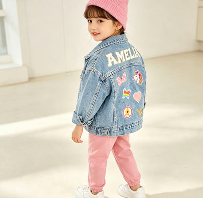 Personalised Kids Denim Jacket