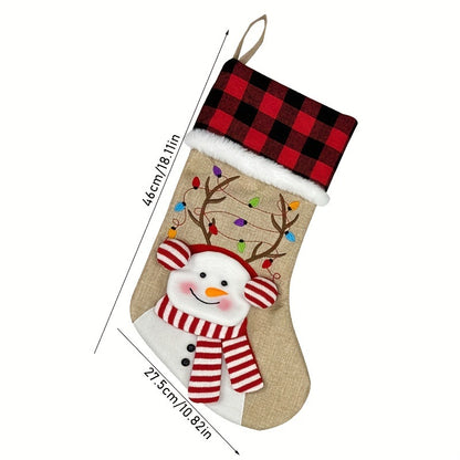 Personalised Christmas Stocking | Embroidered Name Stocking