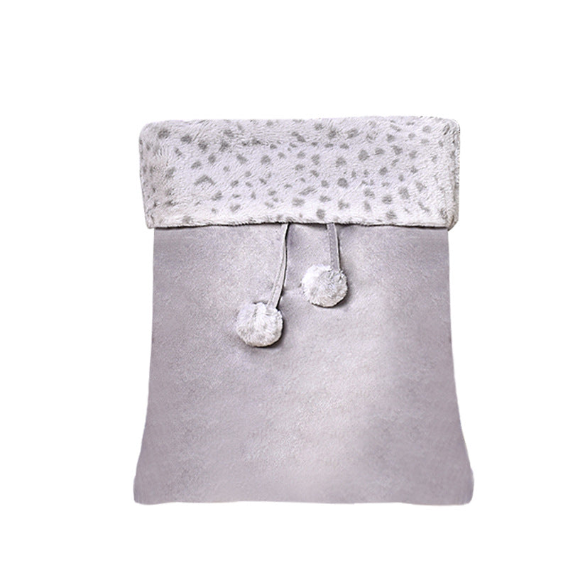 Personalised Embroidered Pom-pom Christmas Bag