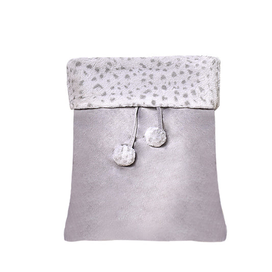 Personalised Embroidered Pom-pom Christmas Bag