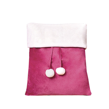 Personalised Embroidered Pom-pom Christmas Bag
