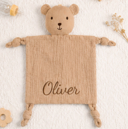Personalised Cute Animal Children's Comfort Blanket - Multiple Designs