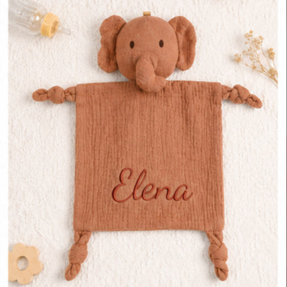 Personalised Cute Animal Children's Comfort Blanket - Multiple Designs