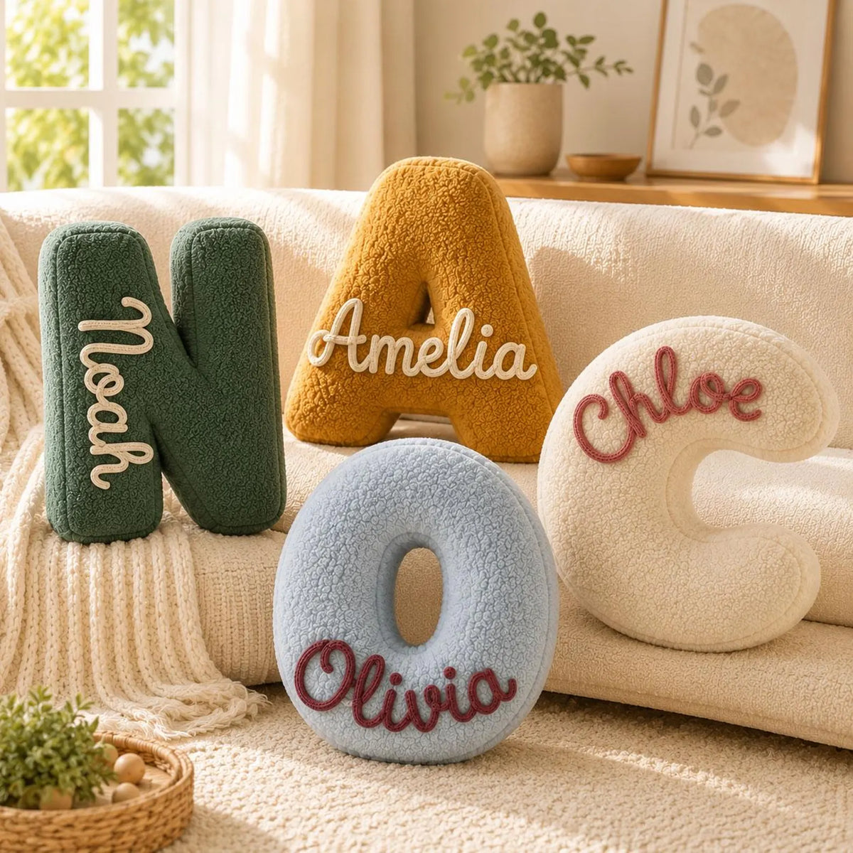 Personalised Letter Cushions