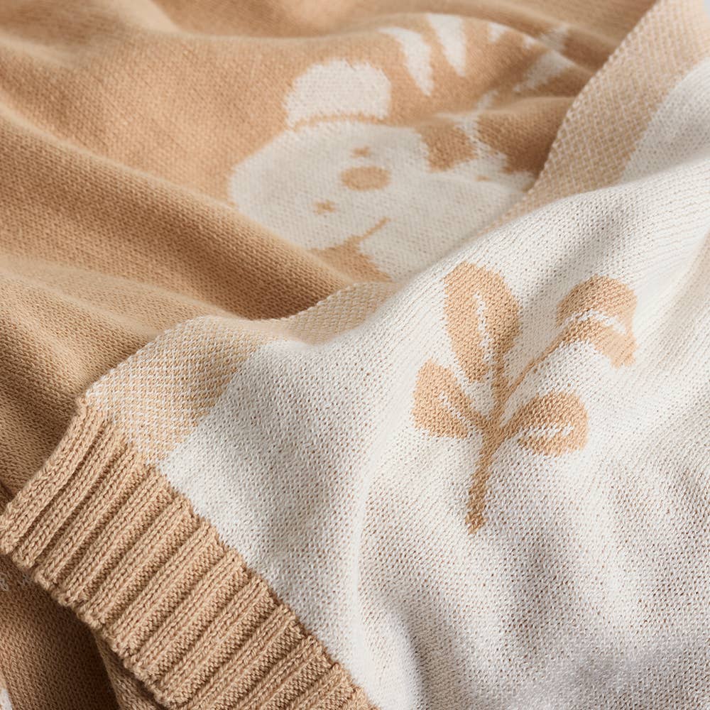 Australiana Knitted Blanket